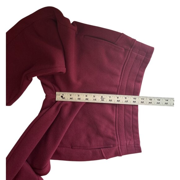 Tek Gear Ultrasoft Fleece Burgundy Pants Small Athleisure Workout Wear - Picture 5 of 6